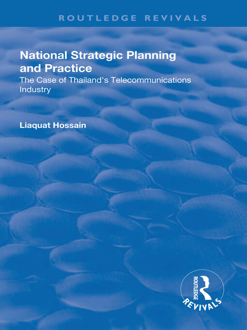 Title details for National Strategic Planning and Practice by Liaquat Hossain - Available